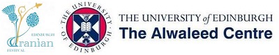 Edinburgh Iranian Festival and The Alwaleed Centre logos