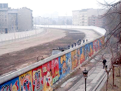 The Berlin wall