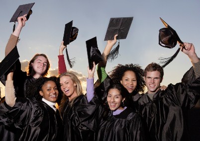 Students graduating