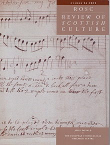 Cover of the Review of Scottish Culture: Volume 24