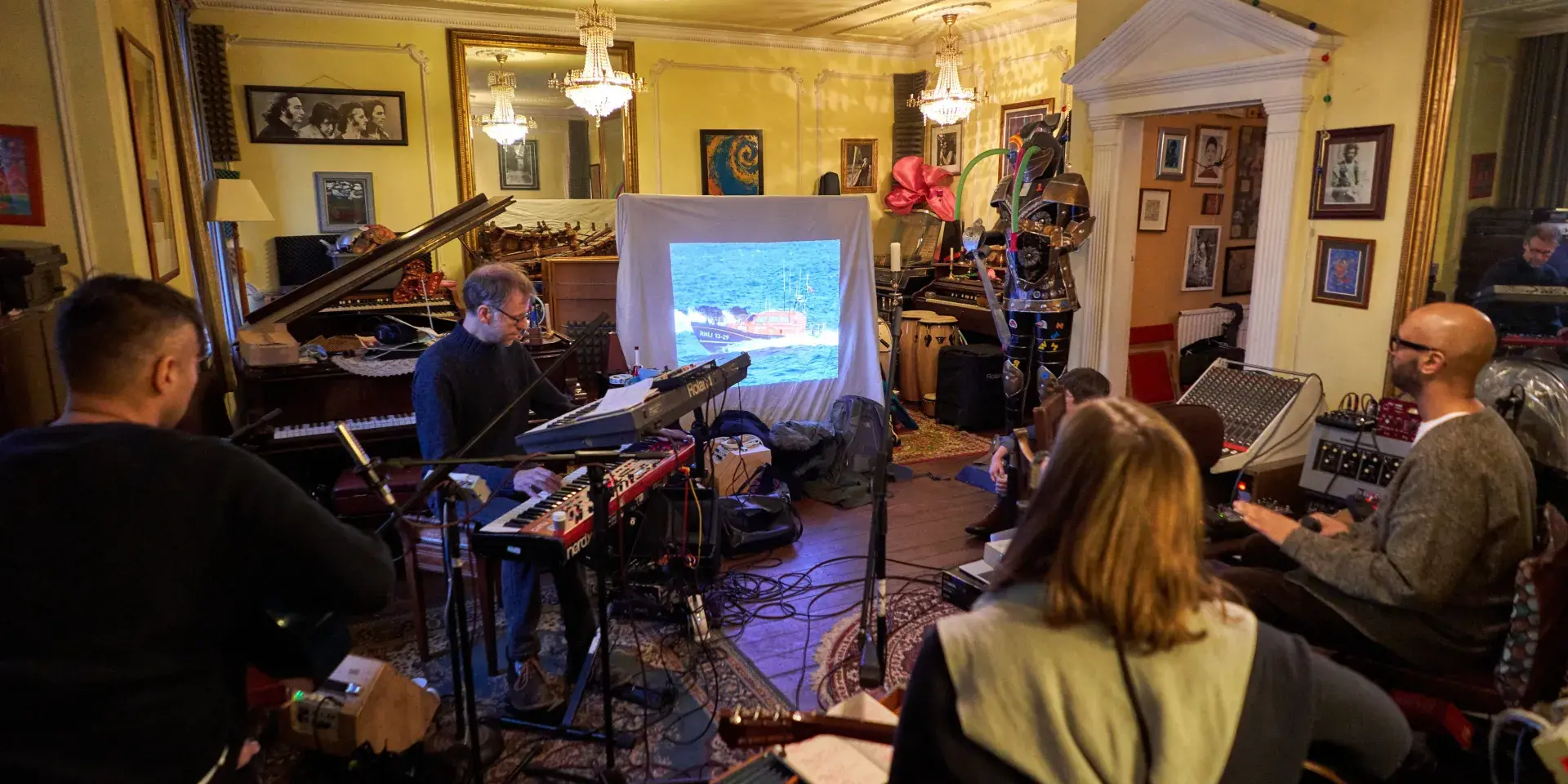 "The collaborative soundtrack... was inspired and empowered by the archive footage that resonated with each unique musical soul in the group". Image © Reece Straw / Underhill Creative.