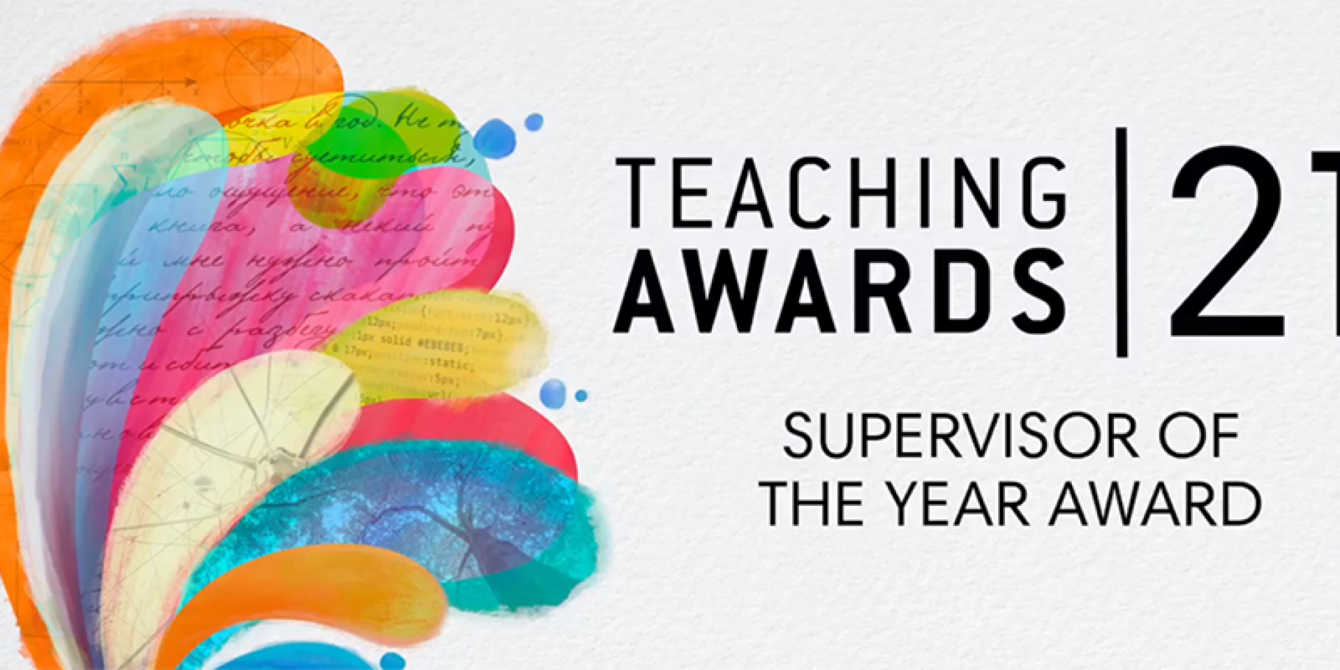 Graphic saying Supervisor of the Year