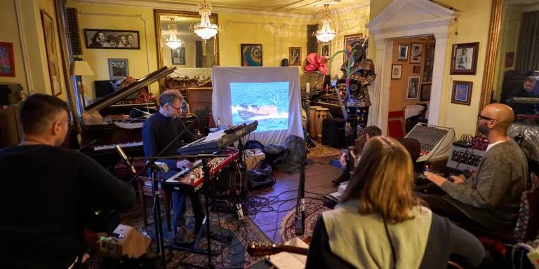"The collaborative soundtrack... was inspired and empowered by the archive footage that resonated with each unique musical soul in the group". Image © Reece Straw / Underhill Creative.