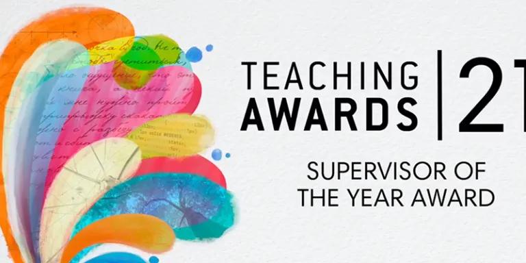 Graphic saying Supervisor of the Year