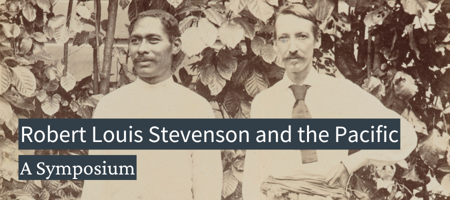 a sepia photo on Samoa of Tuimaleali’ifano Si’u & Robert Louis Stevenson