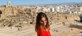 Anu Abicht in Almería, Spain