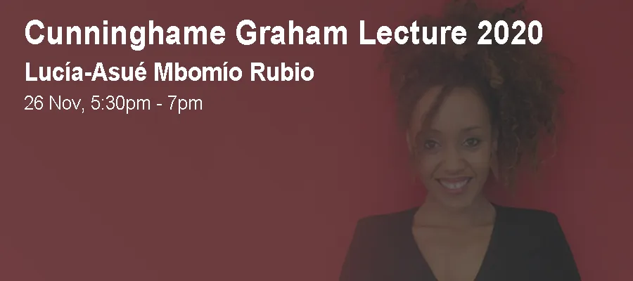 Cunninghame Graham Lecture 2020 banner 