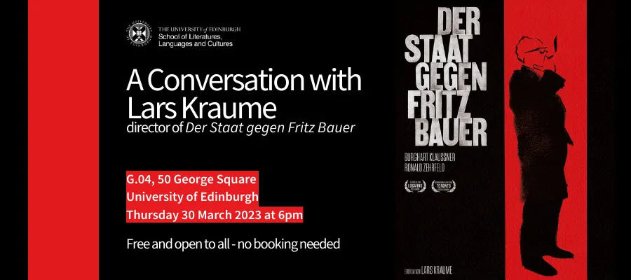 Graphic detailing the event along with a poster for the film