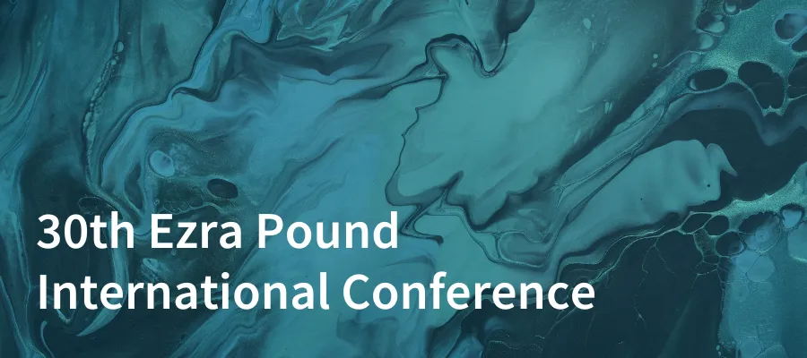 Informative banner with blue and black inky mixture background