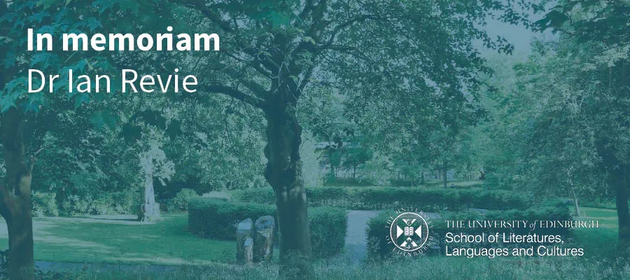 A photo with George Square gardens in the background