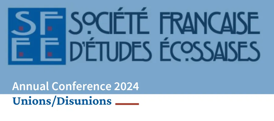 a painting of a man holding a candle studying a book, event title overlaid