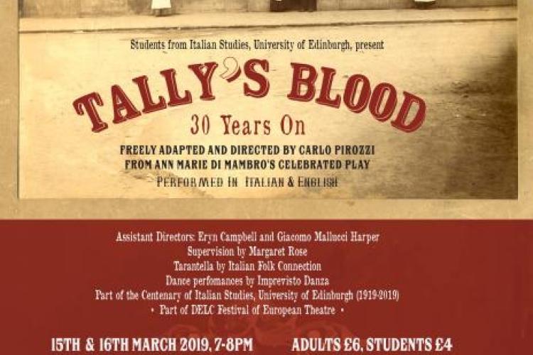 Tally's Blood - Italian Test poster