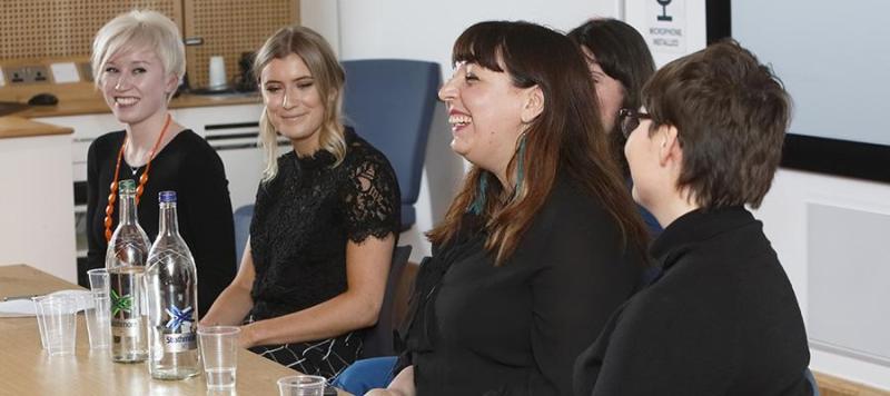 Mairi at panel event