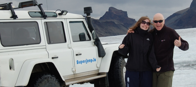 Paul Thompson in Iceland