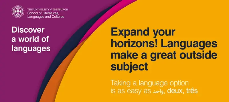 Discover a world of languages graphic