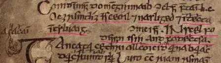 Manuscript excerpt