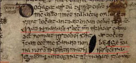 Manuscript excerpt