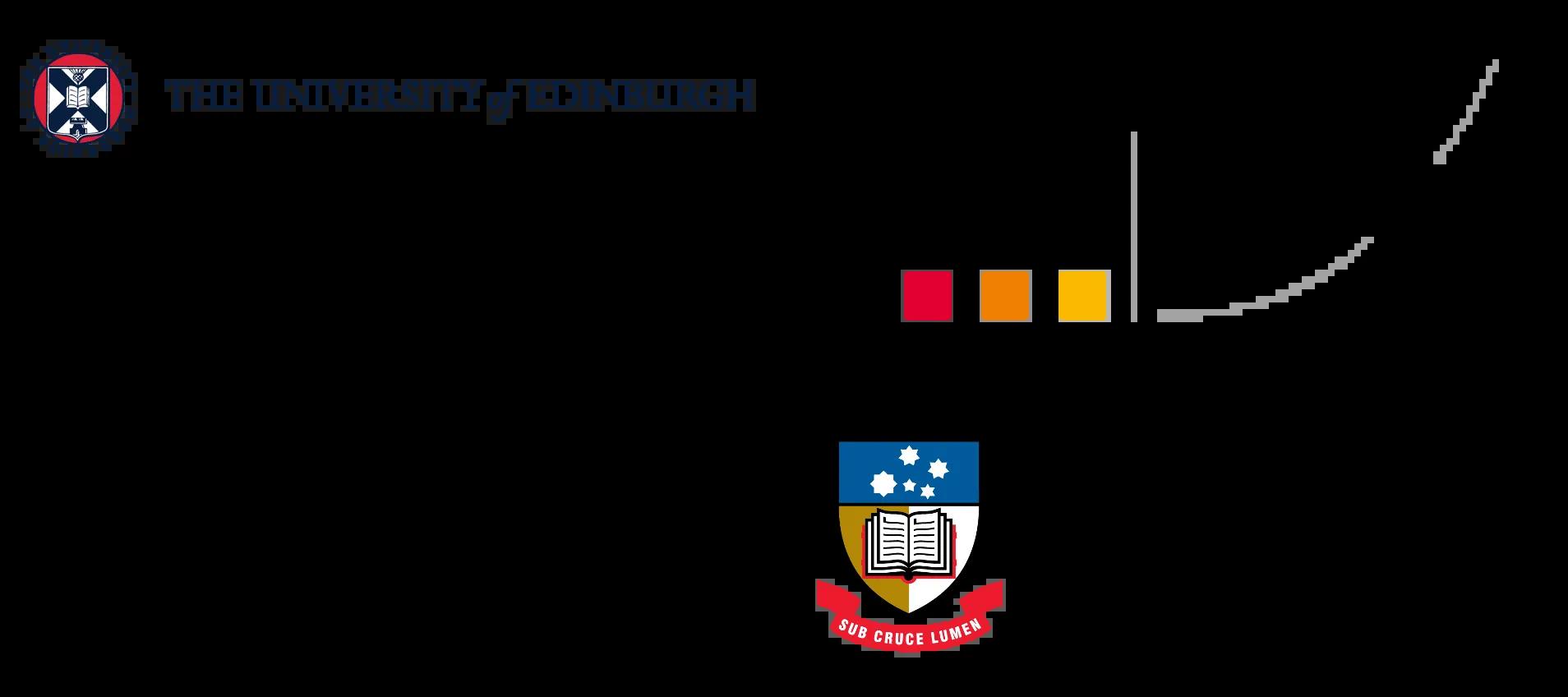 Logos of the partner universities for the Diaspolinks research network