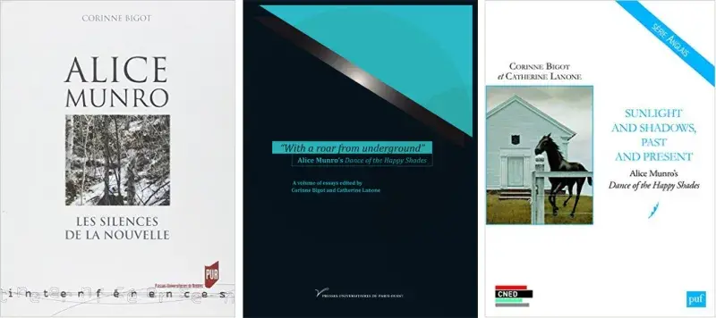 Covers of Corinne Bigot's books