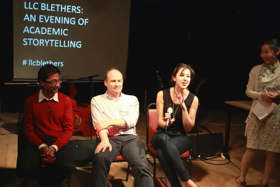 Photo of a storytelling evening
