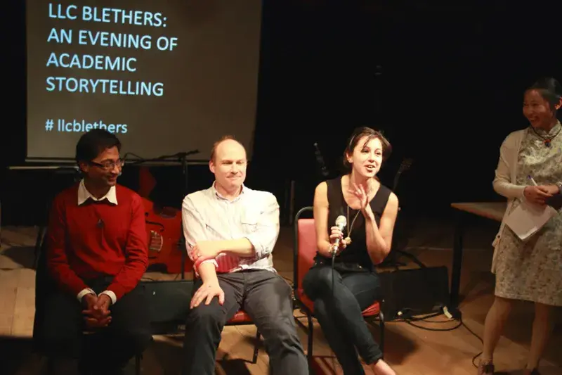 Photo of a storytelling evening