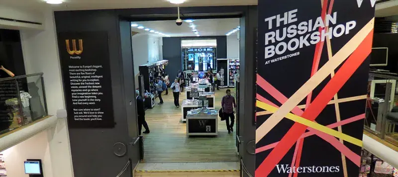 The Russian Bookshop at Waterstones Piccadilly