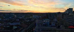 Sunset over Madrid