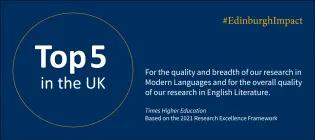 Graphic saying Top 5 in the UK for the quality and breadth of our research