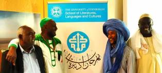 Arabic men wearing traditional clothing