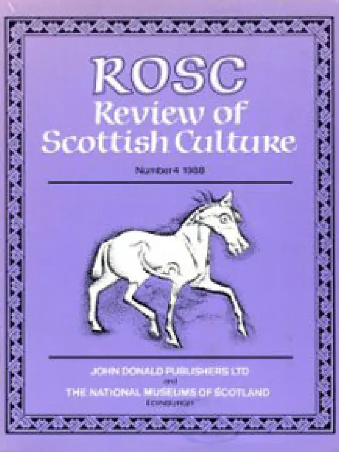 Review of Scottish Culture Volume 4 cover