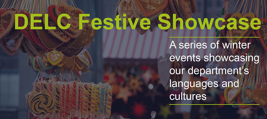 Banner for DELC festive showcase