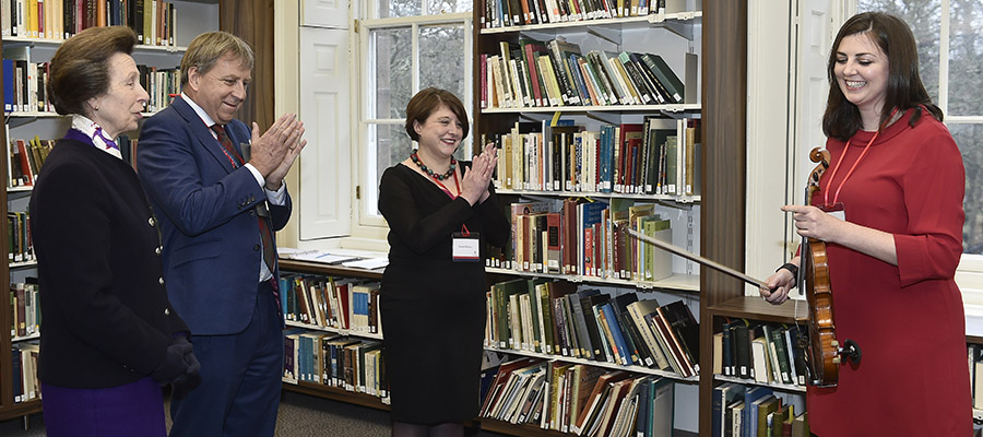 Photo of the Chancellor and Vice-Chancellor in the Archives