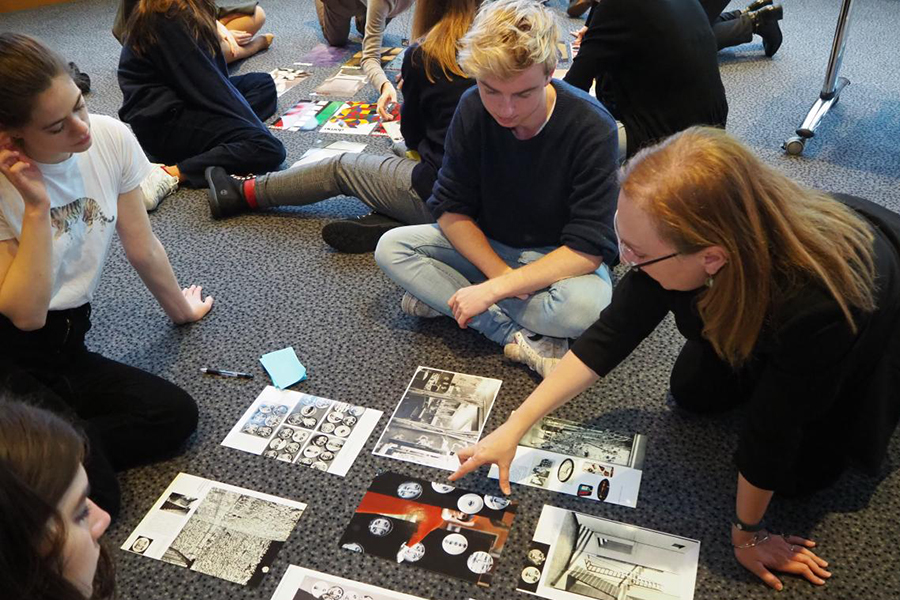 Photo of a research workshop