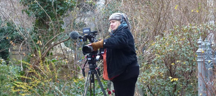 Susan Kemp filming